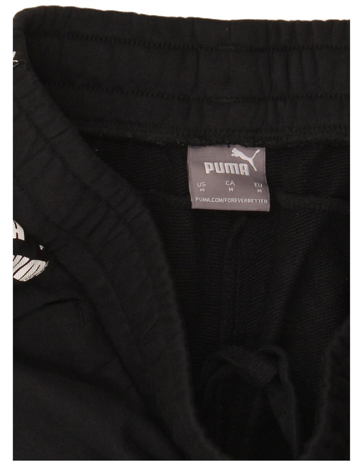 Мужские спортивные шорты PUMA с рисунком, средние черные