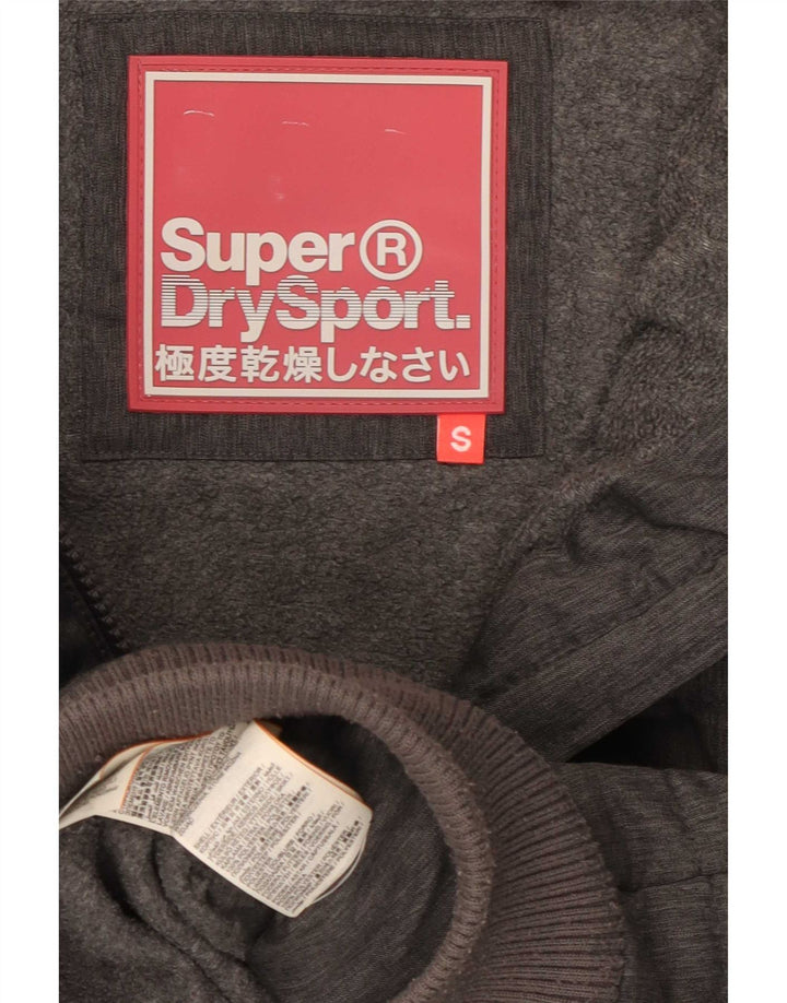 Женская стеганая куртка с капюшоном Superdry UK 10, маленький серый полиэстер