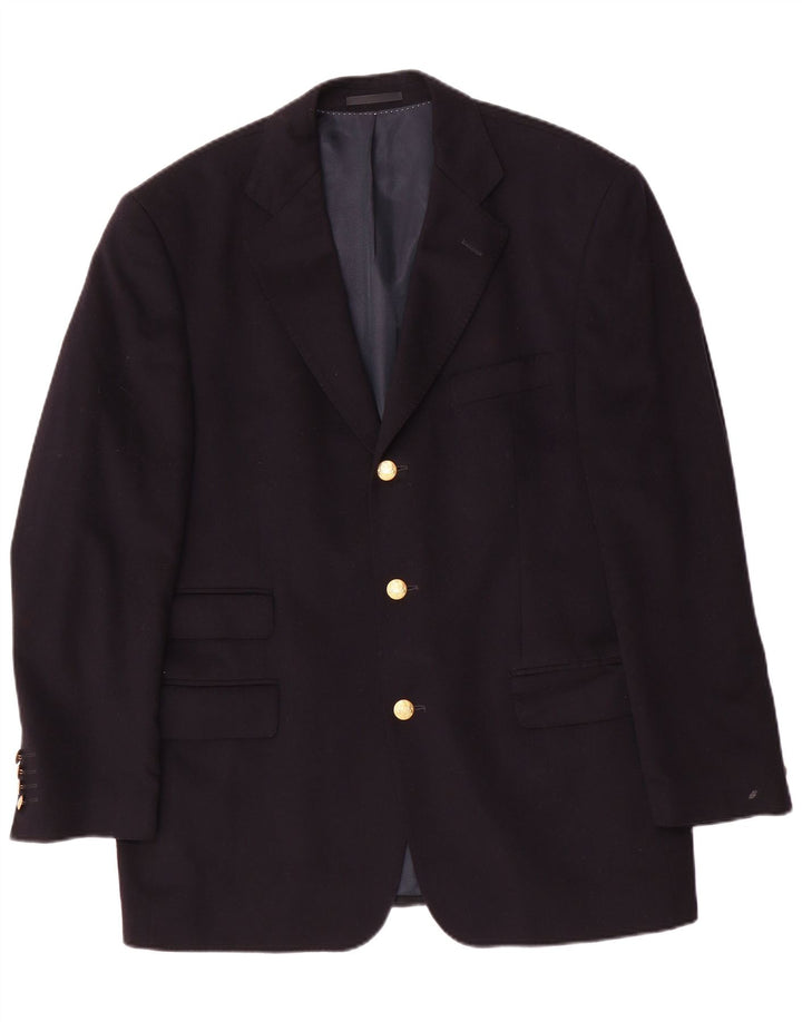 Мужской пиджак Daniels & Korff с 3 пуговицами IT 50, большой темно-синий кашемир