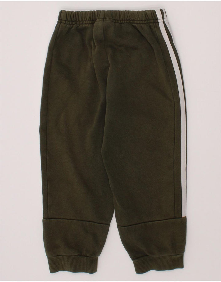 Спортивный костюм ADIDAS для мальчиков, брюки для бега, 2–3 года, хлопок цвета хаки