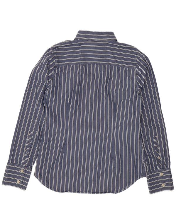 Женская рубашка Superdry в большую синюю полоску из хлопка, классическая