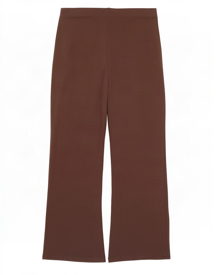 Женские леггинсы-клеш Marks & Spencer UK 12, средний коричневый, вискоза