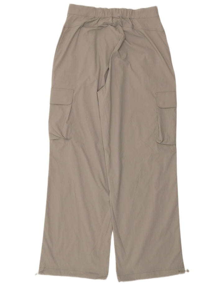 ELLESSE Женские брюки карго с высокой талией UK 14 Medium W30 L31 Серый