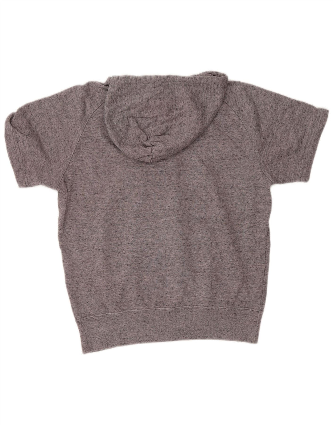 Женский джемпер с капюшоном оверсайз с рисунком Champion UK 10, маленький серый в крапинку