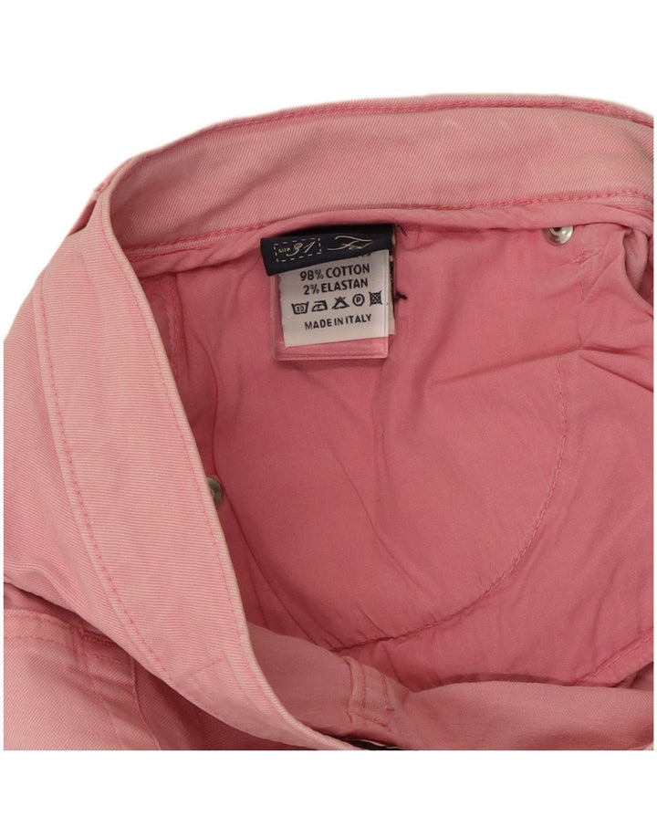 Женские прямые джинсы Fay W31 L27, розовый хлопок