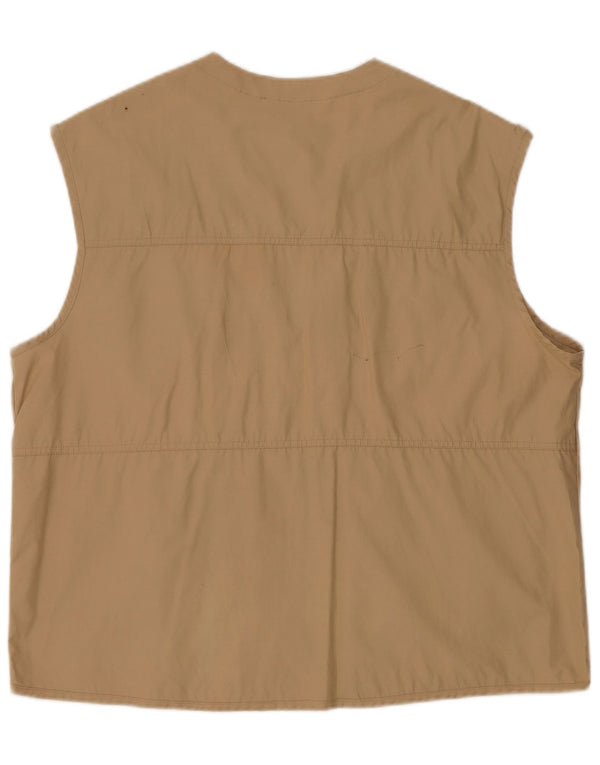 Мужской жилет Diadora UK 42 XL, бежевый хлопок