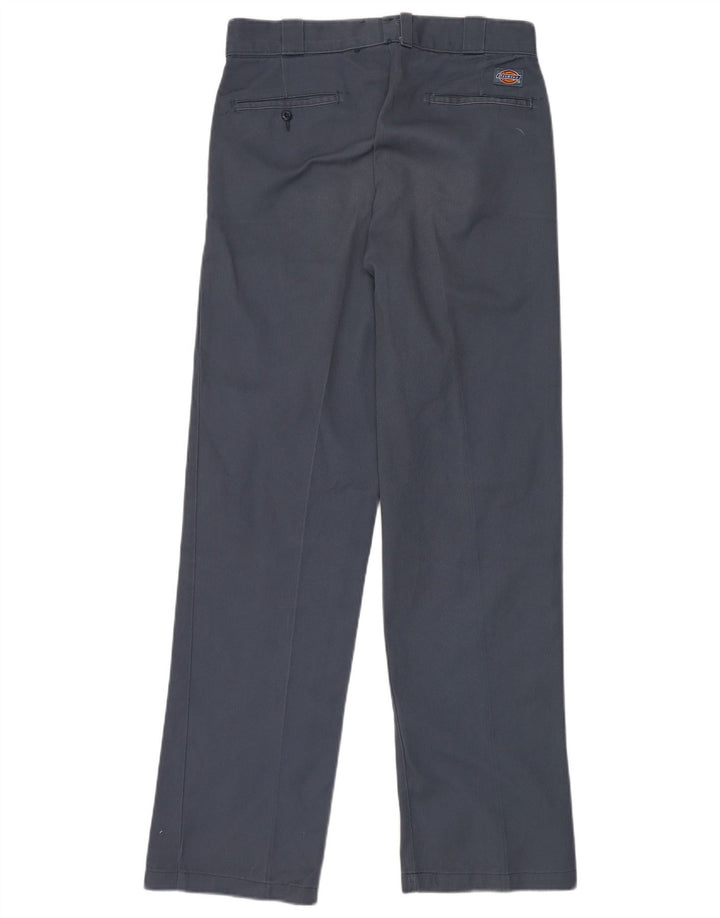 Мужские прямые брюки-чинос DICKIES W31 L34 темно-синие из полиэстера