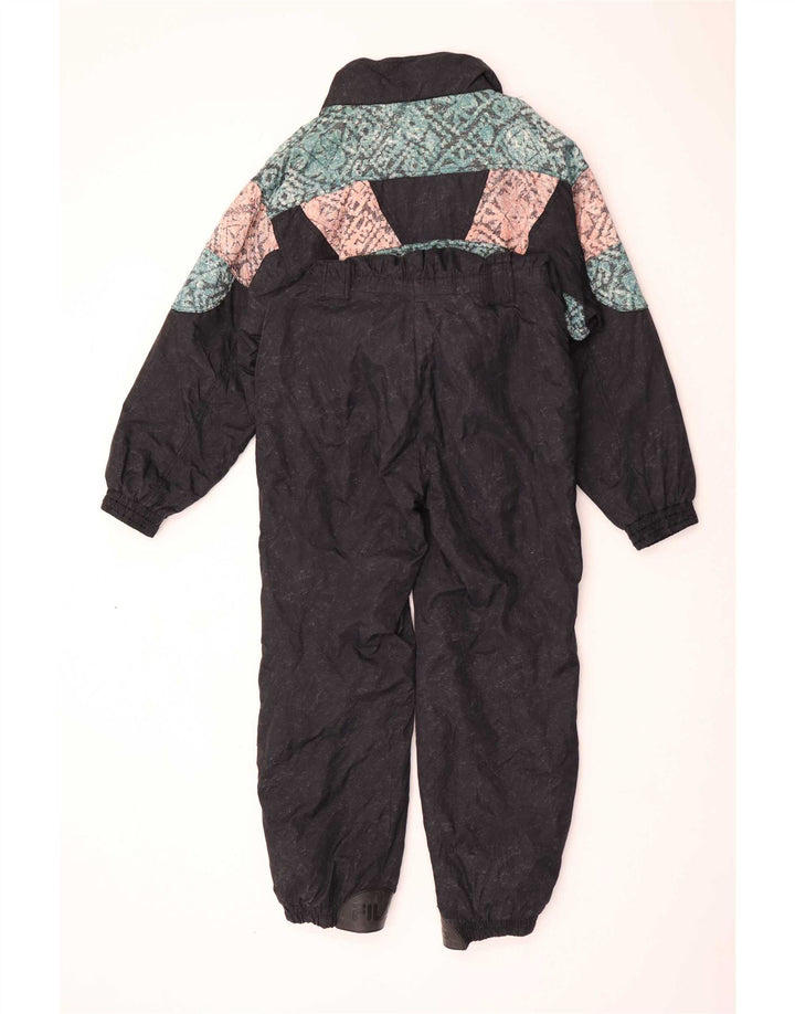Женский лыжный комбинезон Fila IT 48 XL черный с цветными блоками