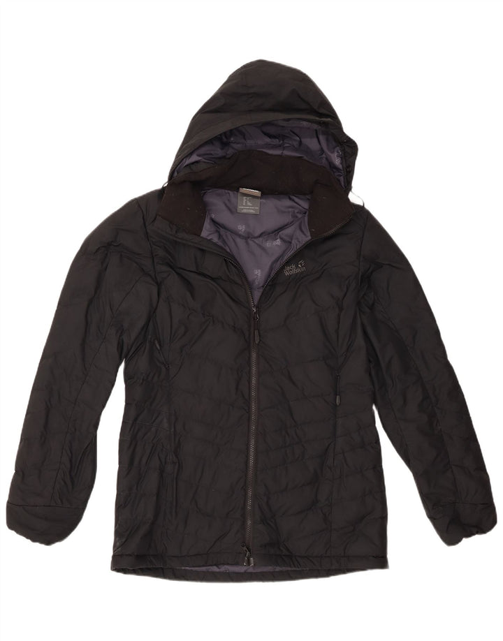 Jack Wolfskin Женская утепленная куртка оверсайз с капюшоном IT 36 XS Черный