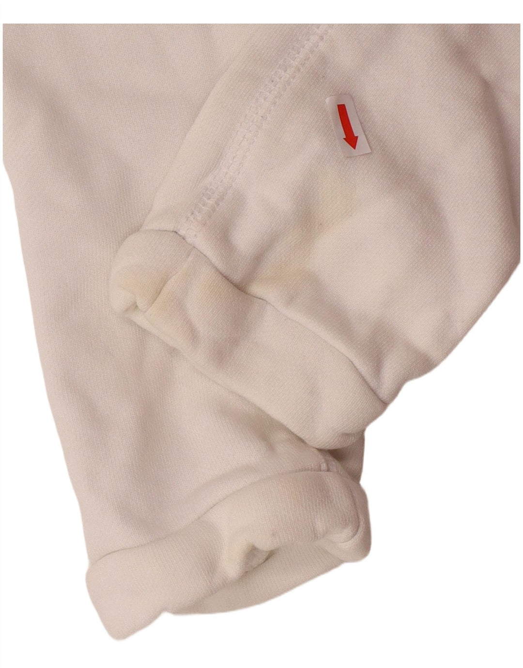 Женский укороченный джемпер с капюшоном ADIDAS UK 8, маленький белый хлопок