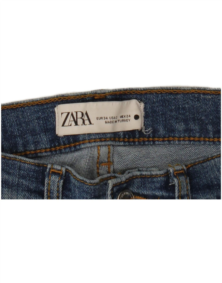 Женские джинсы Bootcut ZARA EU 34 2XS W24 L26 Синие
