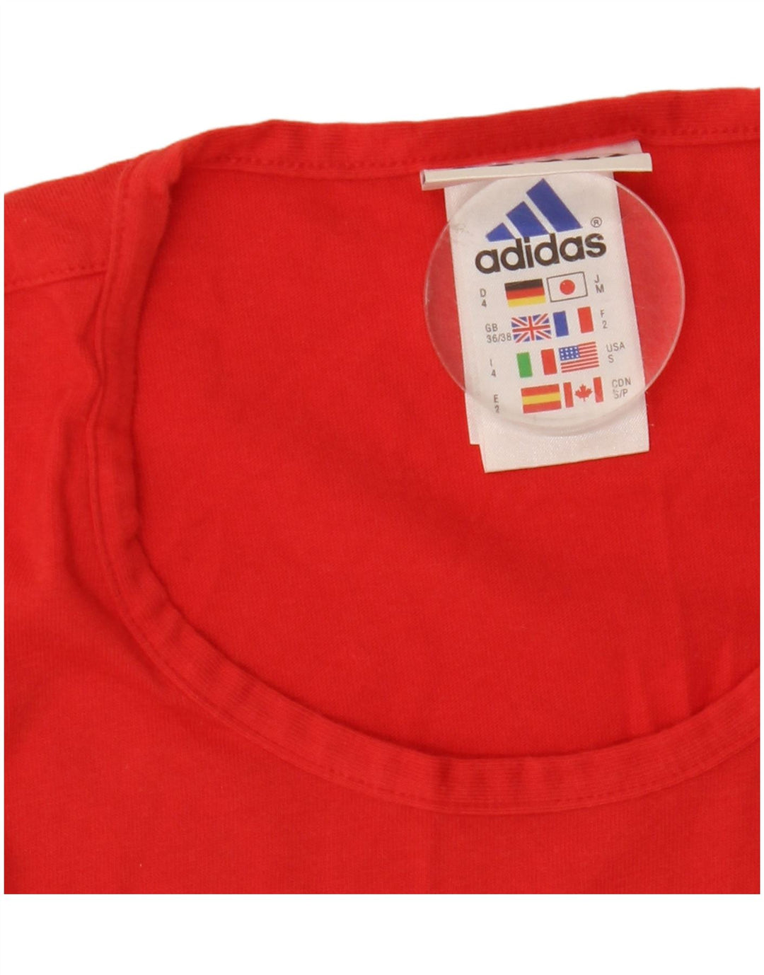 Мужской жилет Adidas Top UK 36/38, маленький красный хлопок