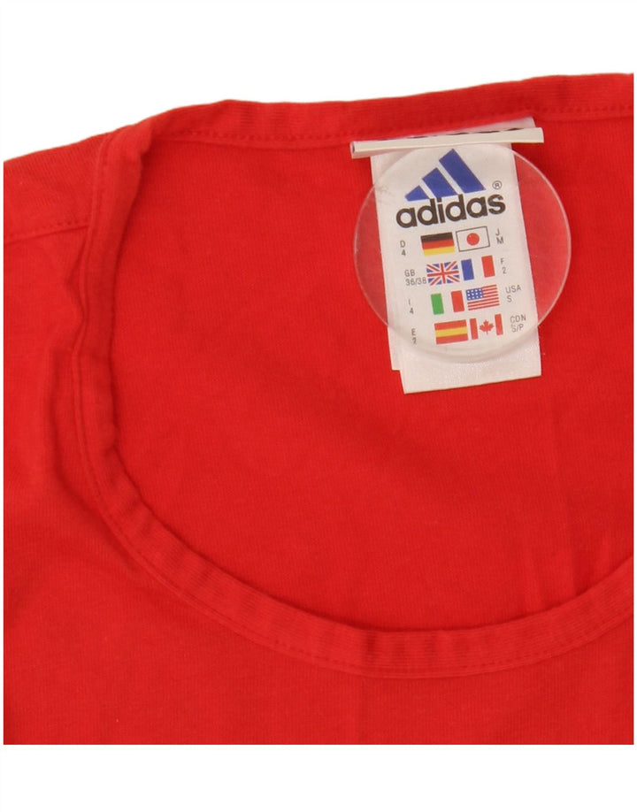 Мужской жилет Adidas Top UK 36/38, маленький красный хлопок