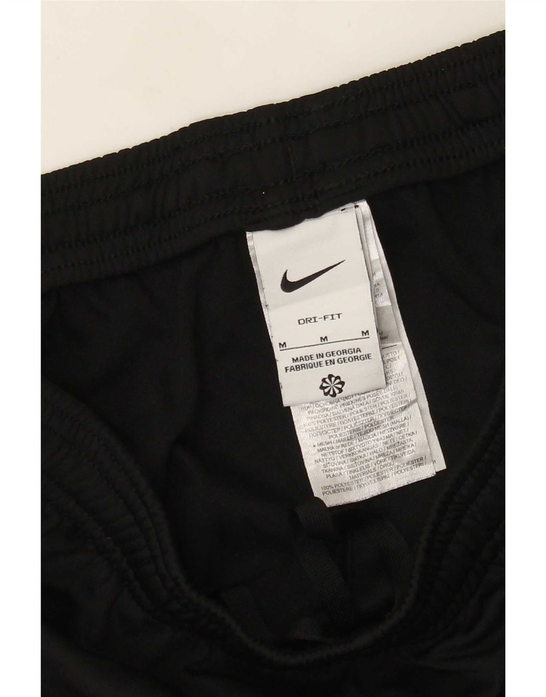 Мужские спортивные брюки Nike Dri Fit, средний черный полиэстер