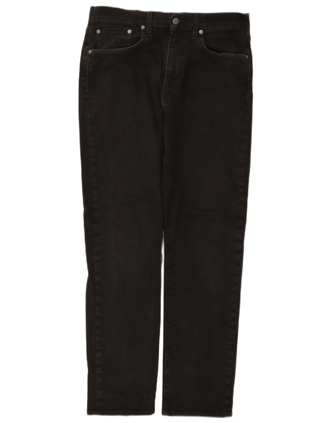 Мужские зауженные джинсы Levi's 502 W32 L32, черный хлопок