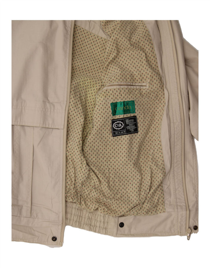 CANDA Mens Military Jacket UK 40 Large Grey Polyester Vintage Canda and Second-Hand Canda from Messina Hembry 