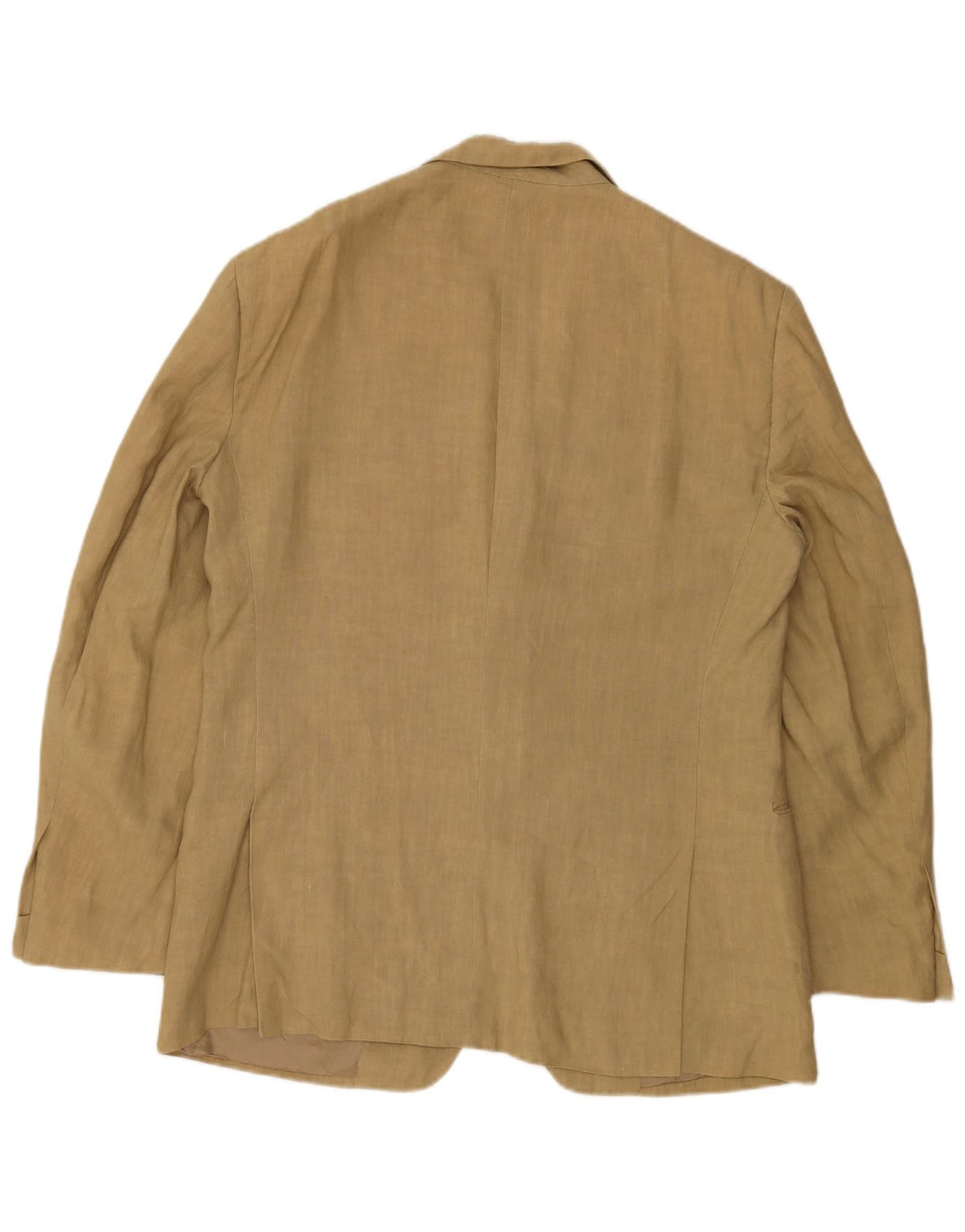 Мужской пиджак с 3 пуговицами Polo Ralph Lauren, Великобритания, 42, большой, бежевый, льняной