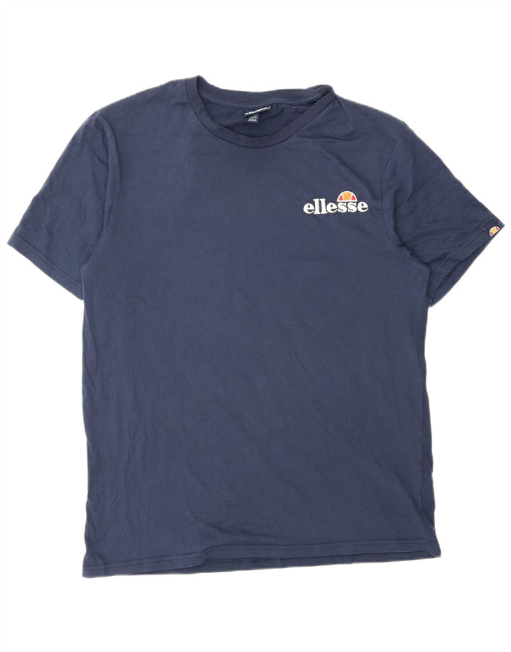 Мужская футболка с рисунком Ellesse Top XL, синяя, хлопок