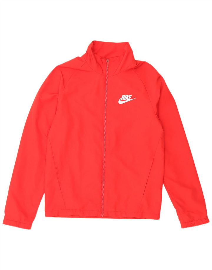 Мужской спортивный костюм NIKE, маленькая красная куртка из полиэстера