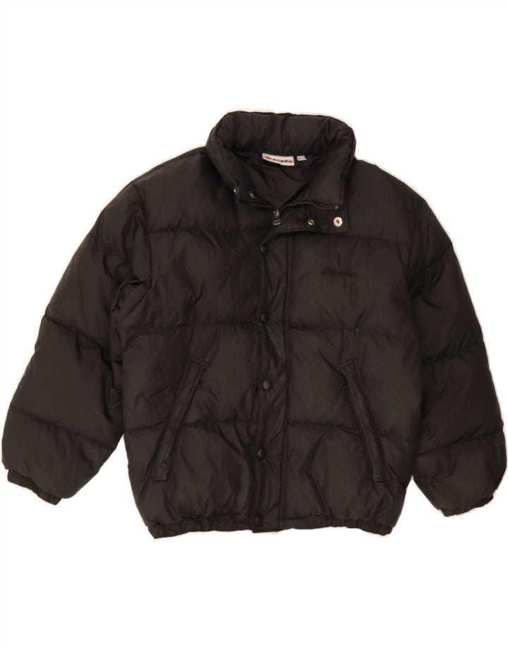 LOTTO Boys Loose Fit Padded Jacket 9-10 Years Large Black Nylon Vintage Lotto and Second-Hand Lotto from Messina Hembry 