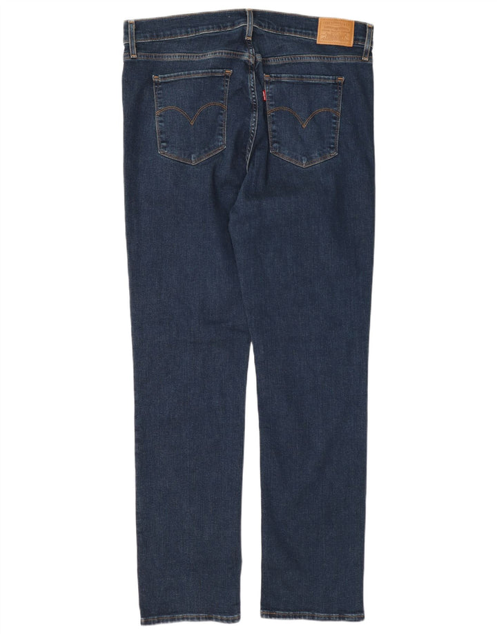 Женские прямые джинсы Levi's 314 Shaping W32 L32 Темно-синие, хлопок