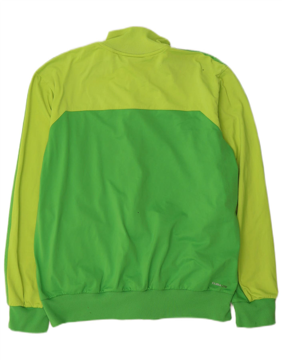 Мужская спортивная куртка Adidas Climalite, большая зеленая цветная блокировка