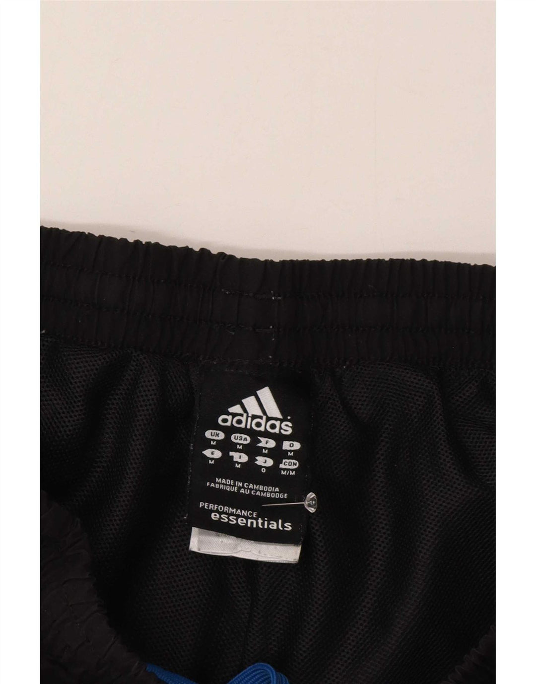 Мужские спортивные шорты Adidas Climalite, средний черный полиэстер