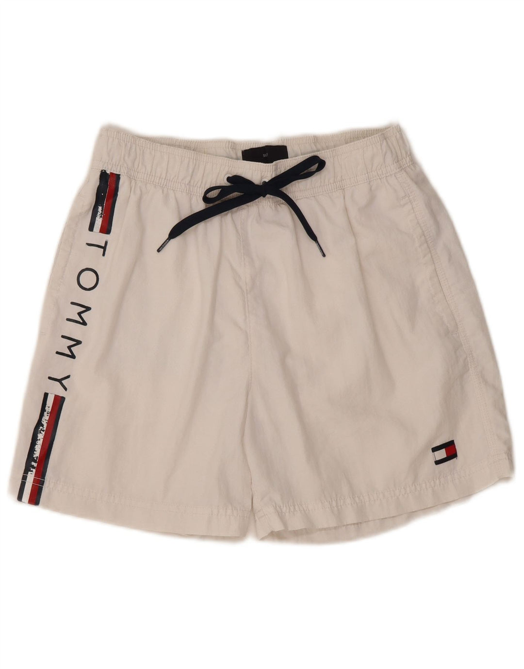 Женские шорты для плавания с рисунком Tommy Hilfiger UK 12, средние, белые