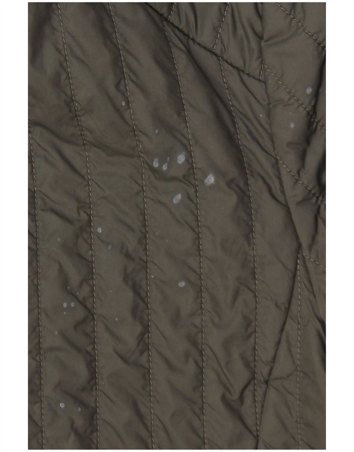 Мужская стеганая куртка ARMANI JEANS UK 36, маленький хаки, полиамид