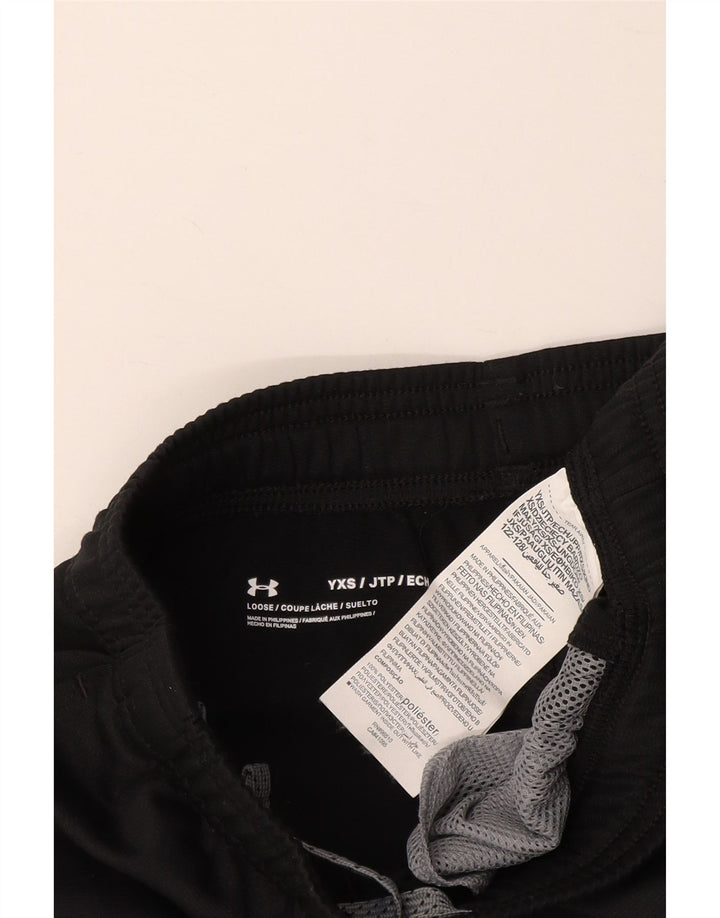 Спортивные брюки UNDER ARMOR для мальчиков 6-7 лет XS W22 L22, черные