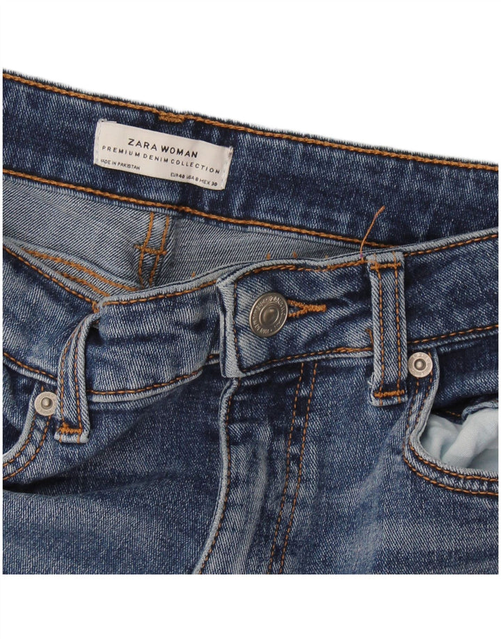 Женские джинсы скинни Zara EU 40 Medium W30 L27 Синие