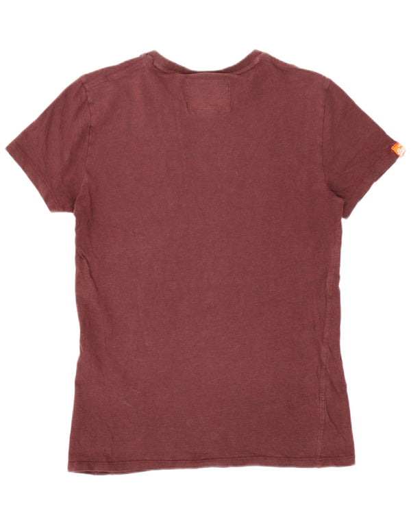 Мужская футболка Superdry Top XS Бордовый хлопок