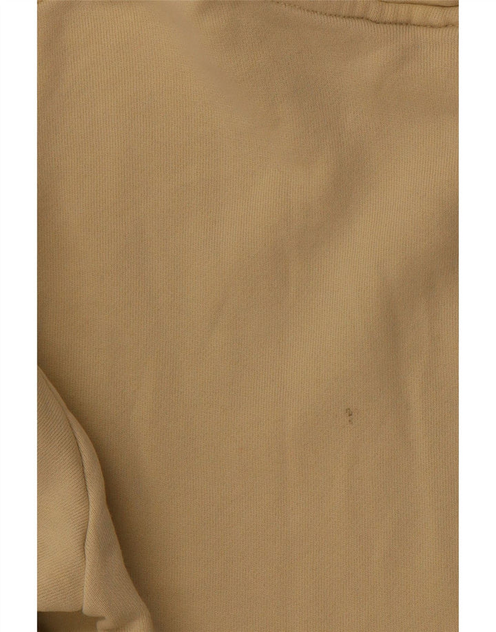 Мужской джемпер с капюшоном ADIDAS, хлопковый, желтого цвета