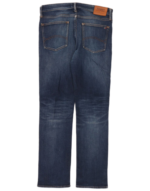 Мужские прямые джинсы Tommy Hilfiger W34 L32 синие, хлопок