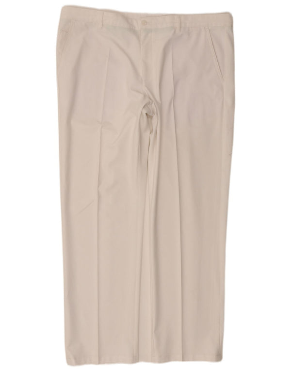 Мужские брюки-чиносы Hugo Boss Slim Fit IT 56 3XL W40 L30 Белый полиэстер