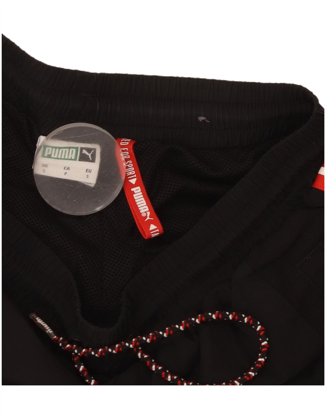 Мужские спортивные шорты Puma, маленькие черные из полиэстера