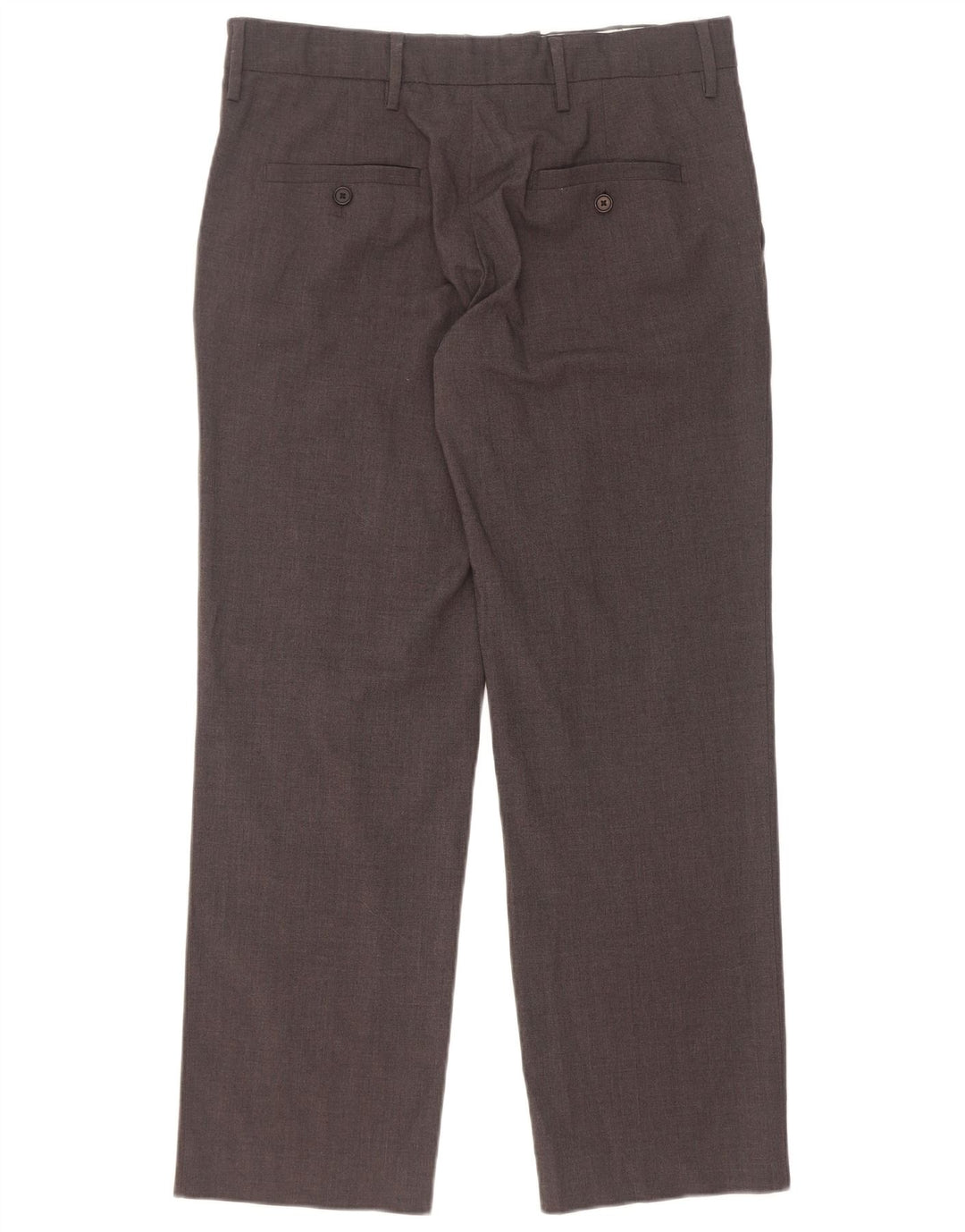 Мужские прямые повседневные брюки Zara Medium W32 L29, серые, полиэстер