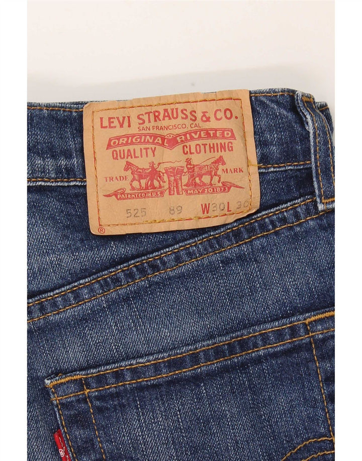 Женские джинсы Levi's 525 Bootcut W30 L30 Темно-синие, хлопок
