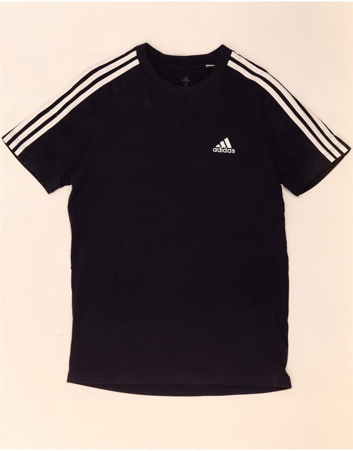 Adidas Мужская футболка Top Small Темно-синий Хлопок