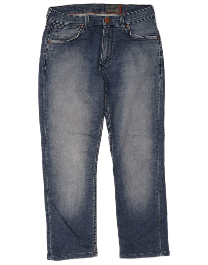 Мужские прямые джинсы Wrangler Greensboro W30 L30 синие