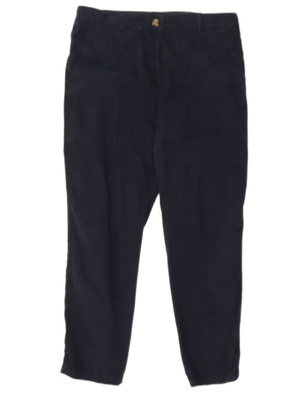 Женские узкие брюки чинос Marks & Spencer UK 12 Medium W31 L26 Темно-синие