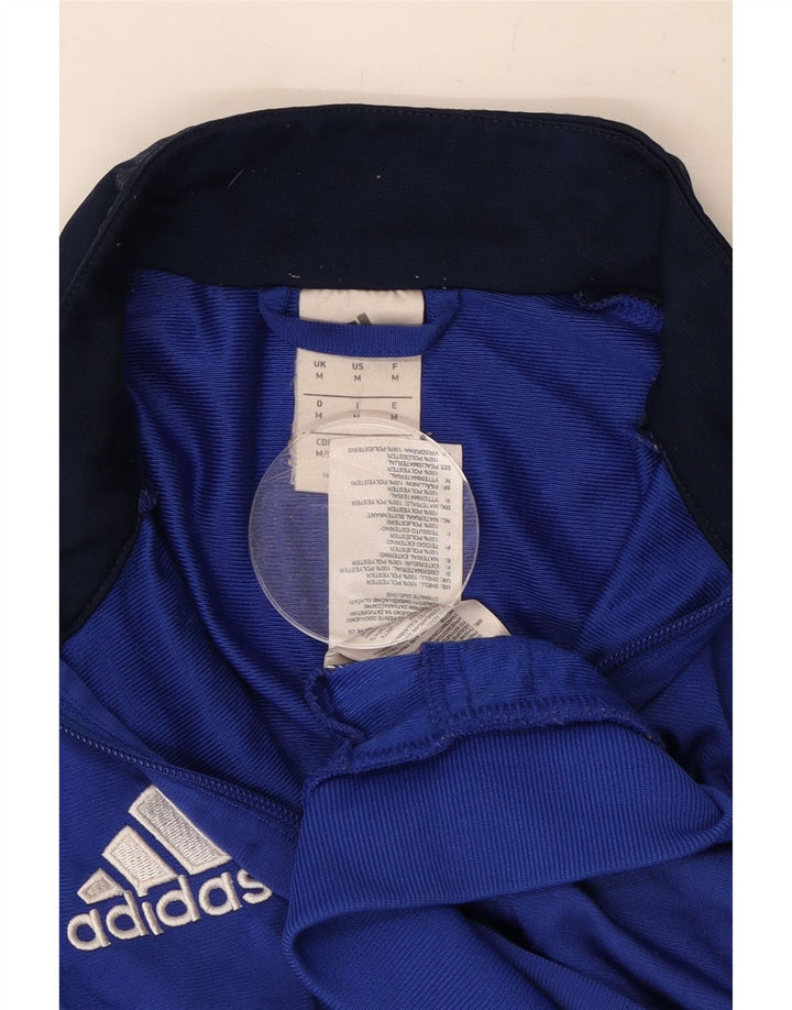 Мужской спортивный костюм Adidas, верхняя куртка, средний синий, полиэстер с цветными блоками