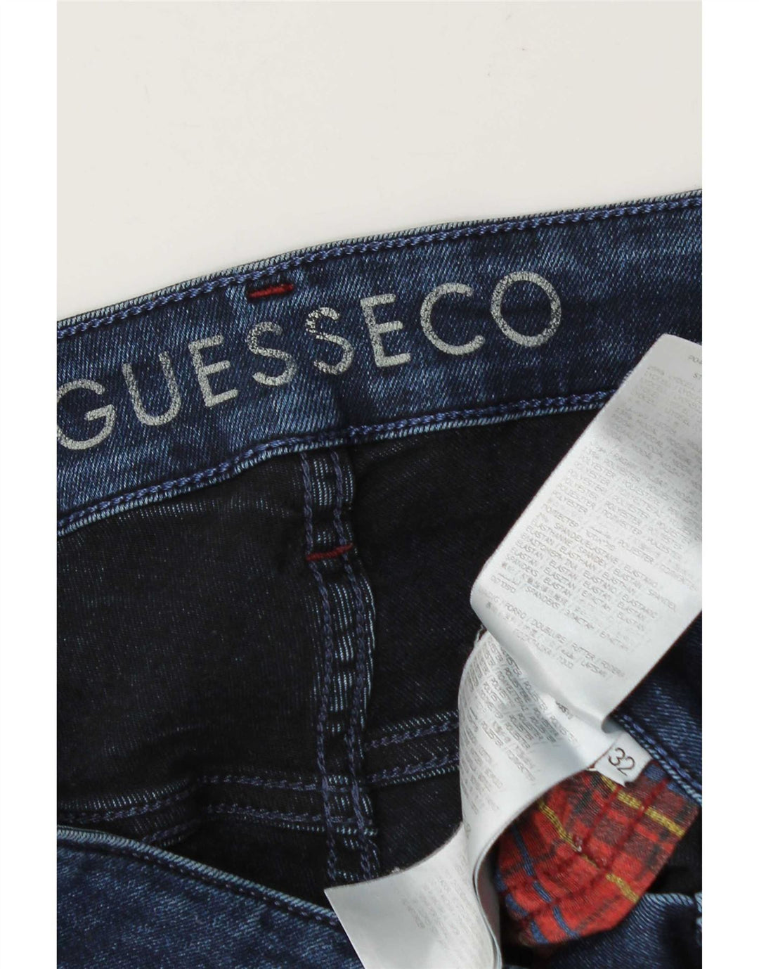 Мужские зауженные джинсы Guess W32 L30 синие из лиоцелла