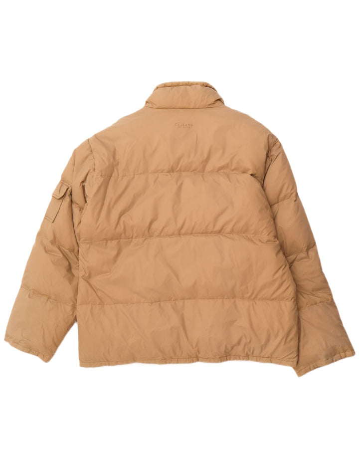 CALVIN KLEIN JEANS Мужская стеганая куртка UK 42 XL Бежевая