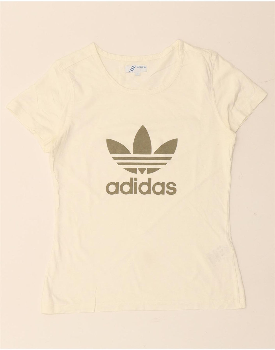 Женская футболка с рисунком ADIDAS Top IT 42 Medium White Cotton