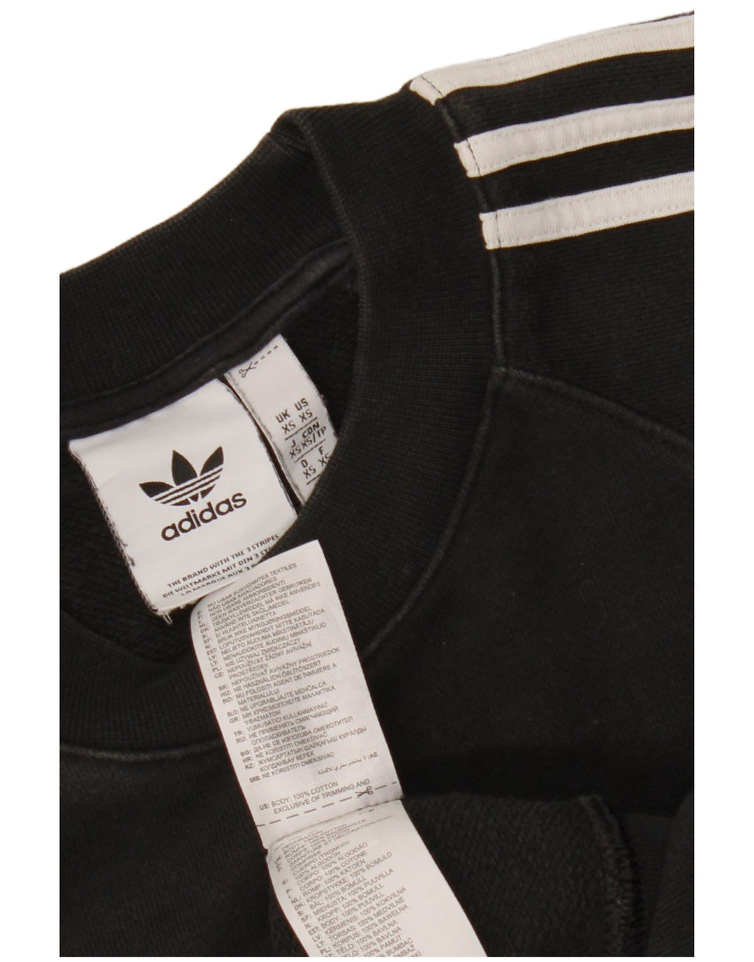Мужской свитер Adidas Jumper XS, черный хлопок