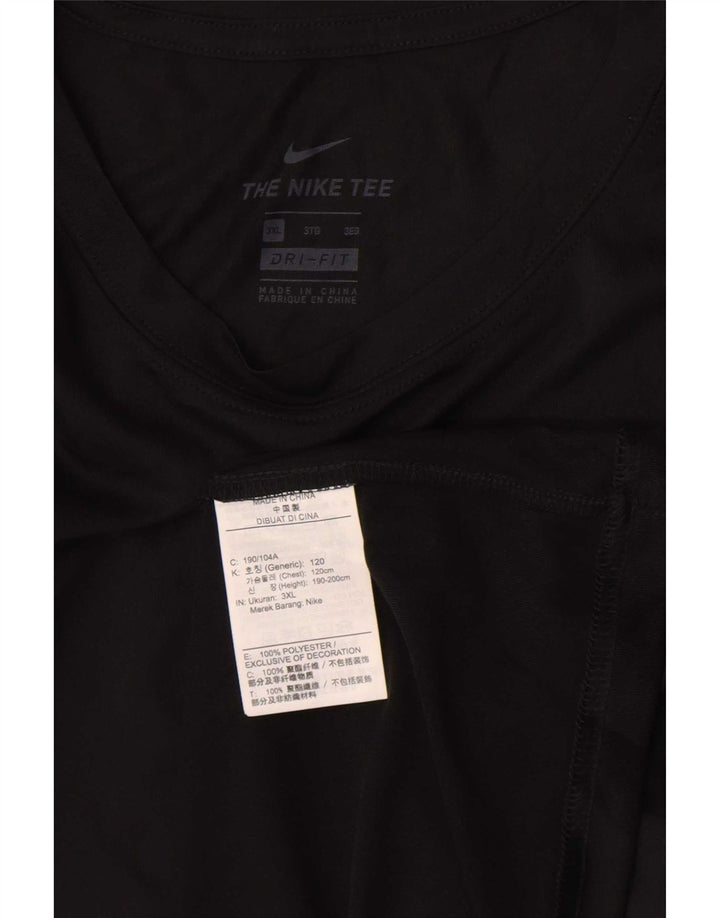 Мужской жилет Nike Dri Fit 3XL, черный полиэстер
