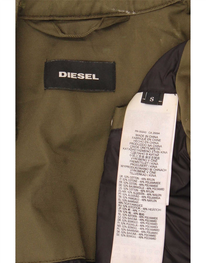 Мужская куртка-бомбер Diesel UK 36, маленький хаки