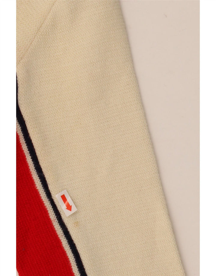 Женский джемпер с v-образным вырезом AUSTRALIAN L'ALPINA UK 12, средний Off White