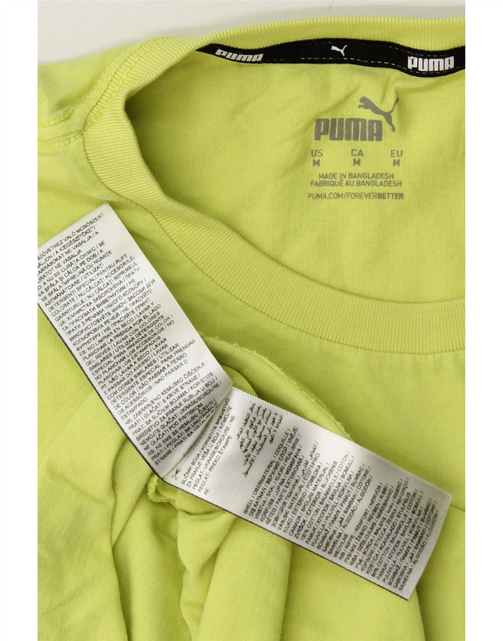 Мужской жилет с рисунком PUMA, хлопковый средний зеленый цвет